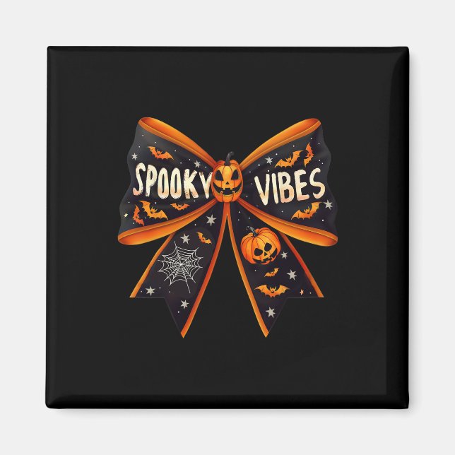 Íman Vibes Coquette Arco Groovy Halloween Meninas Ki (Frente)