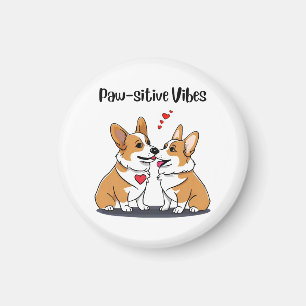 Íman Vibes Corgis Apaixonados