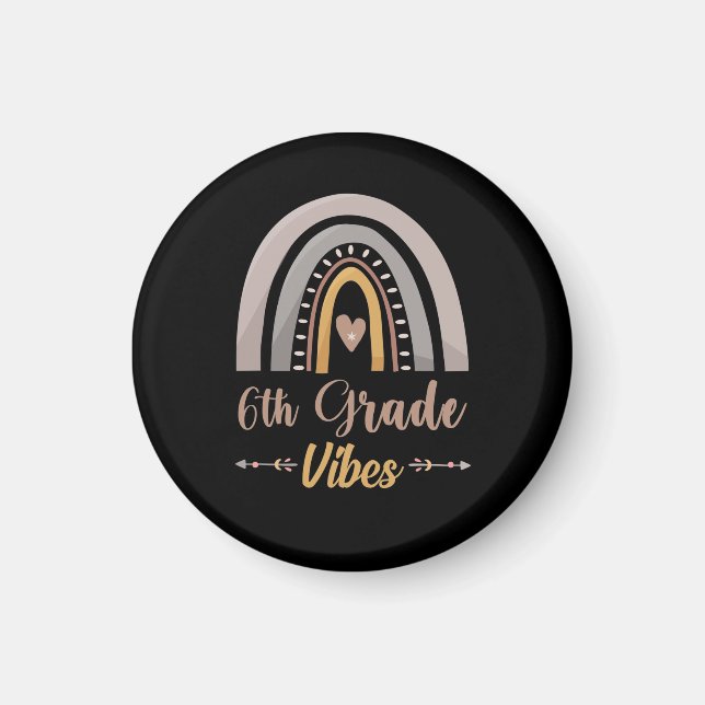Íman Vibes da 6ª Série Arco-íris Sexta Série Volta às A (Frente)