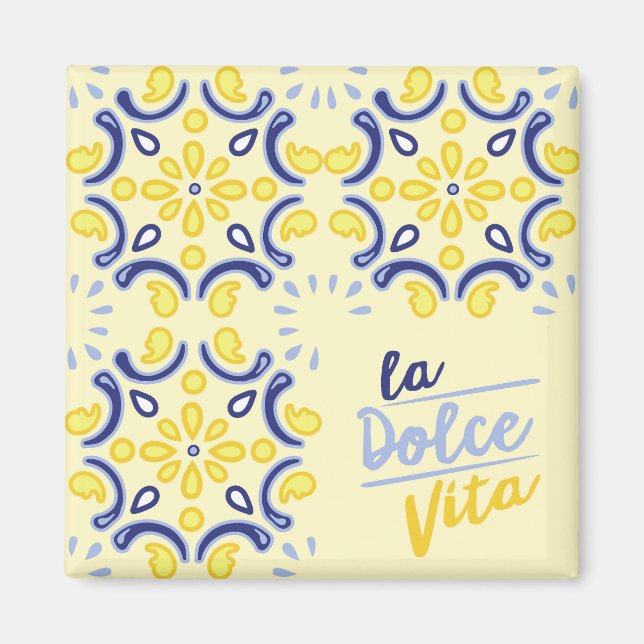 Íman Vibração da Vida Italiana (Frente)