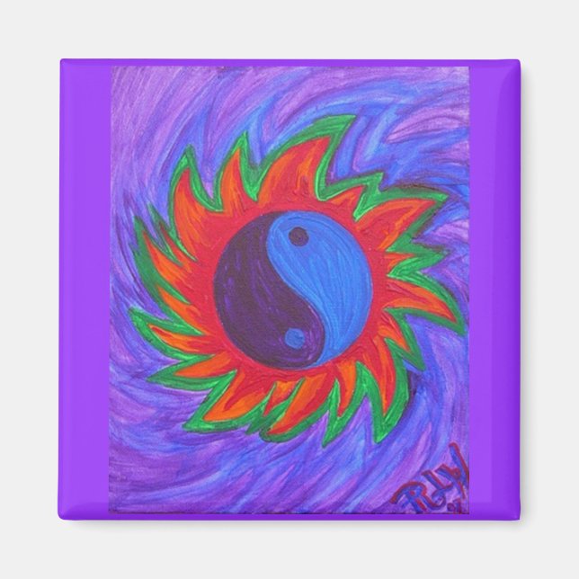 íman - vibração yin & yang (Frente)