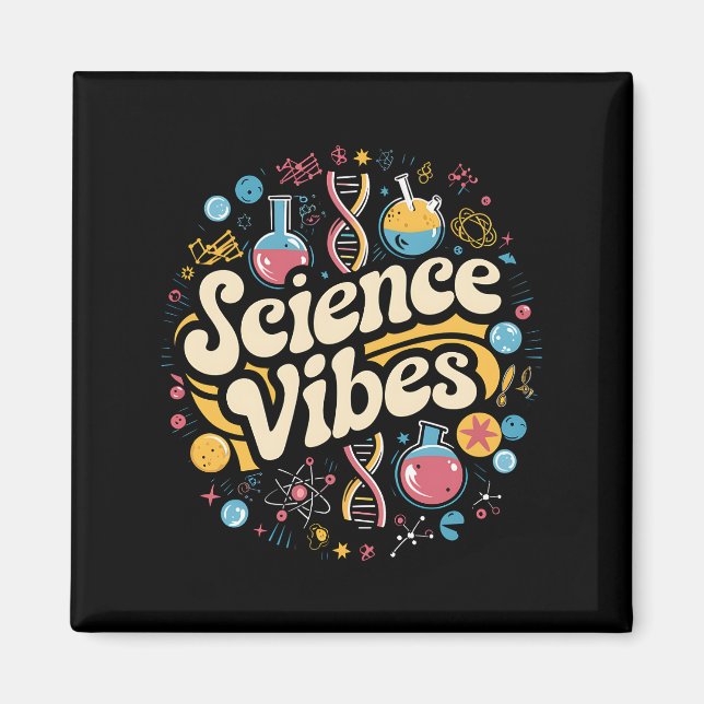 Íman Vibrações Científicas Groovy Primeiro Dia de Volta (Frente)