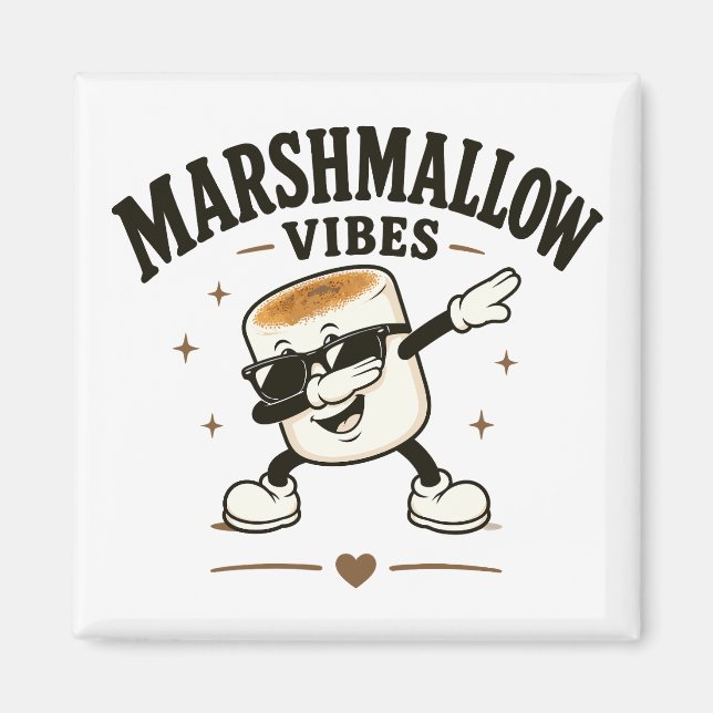 Íman Vibrações de marshmallow (Frente)