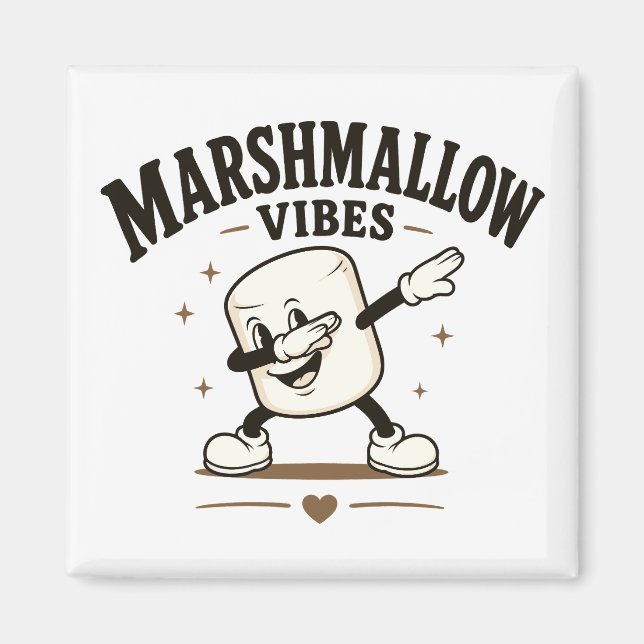 Íman Vibrações de marshmallow (Frente)