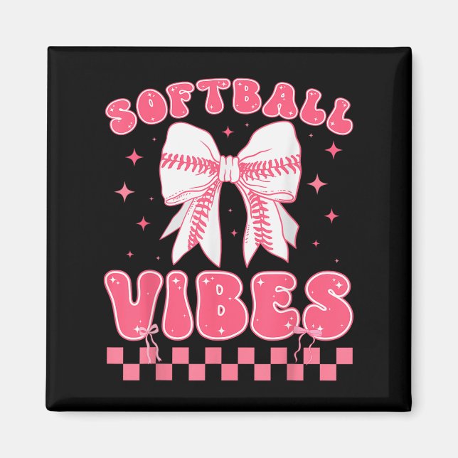 Íman Vibrações de Softball Softball Couqette Groovy Sof (Frente)