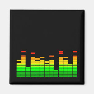 Íman Vibrações do Equalizador do Ritmo da música de DJ 
