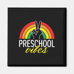 Íman Vibrações do Primeiro Dia da Pré-Escola De Volta à
