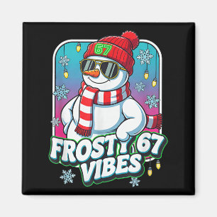 Íman Vibrações Geladas 67 Boneco de Neve Natal