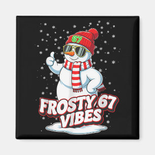 Íman Vibrações Geladas 67 Boneco de Neve para Inverno -