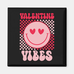 Íman Vibrações Groovy de Valentine Dia dos Namorados Pa