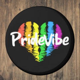 Íman Vibrant PrideVibe: Exiba Seu Coração Arco-Íris