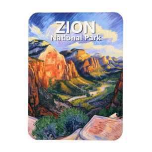 Íman Vibrante Parque Nacional Zion Angels Landing Van G