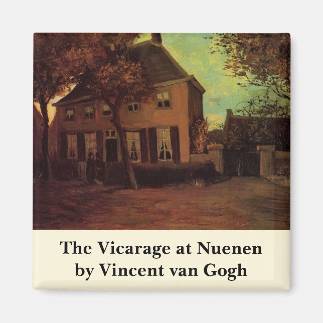 Íman Vicarage em Nuenen por Vincent van Gogh (Frente)