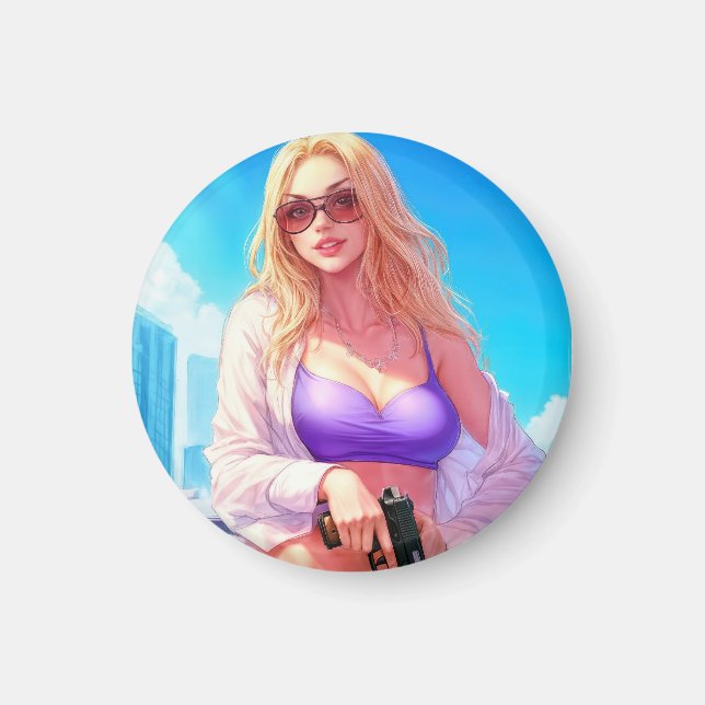 Íman Vice Baby – Miami Heat with a Killer Smile (Frente)