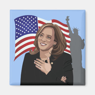 Íman Vice Pres Kamala Harris Bandeira da Liberdade