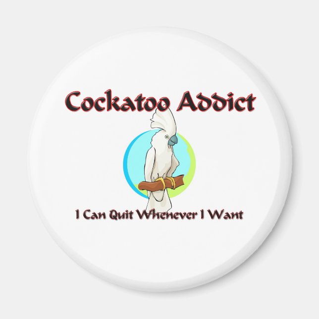 Íman Viciado em Cockatoo (Frente)