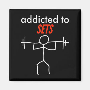 Íman Viciado Em Define Um Engraçado De Formação De Gym