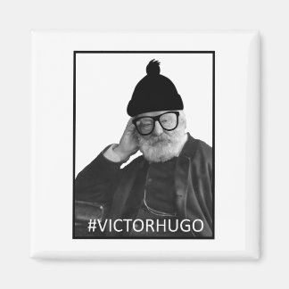 Íman Victor Hugo Hipster Magnet