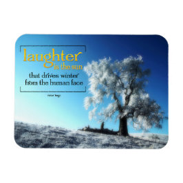 Íman Victor Hugo Inspirational Quote Magnet "Rindo"