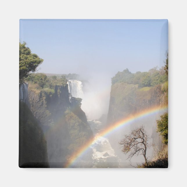 Íman Victoria Falls Rainbow Waterfall (Frente)