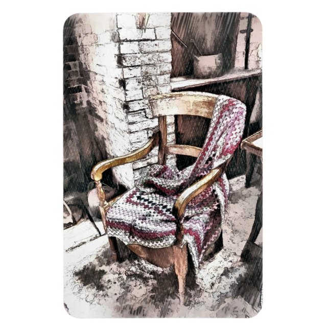 ÍMAN  VICTORIANA FIRESIDE CHAIR (Vertical)