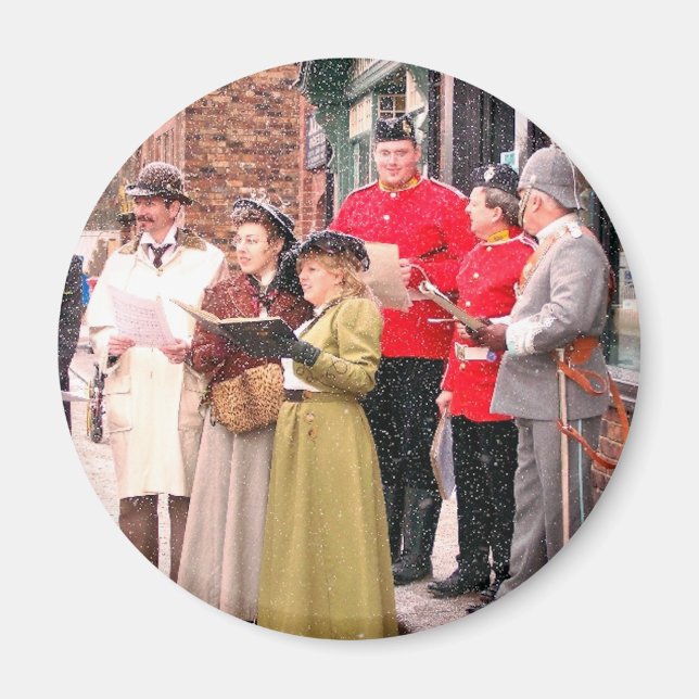 ÍMAN VICTORIANO CHRISTMAS CAROL SINGERS (Frente)