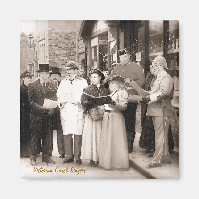 ÍMAN VICTORIANO CHRISTMAS CAROL SINGERS (Frente)
