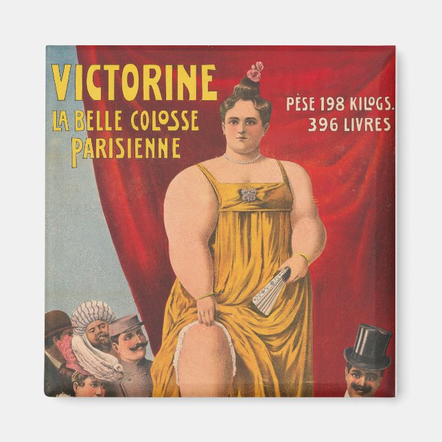 Íman Victorine, A Linda Mulher Grande Parisiense (Frente)