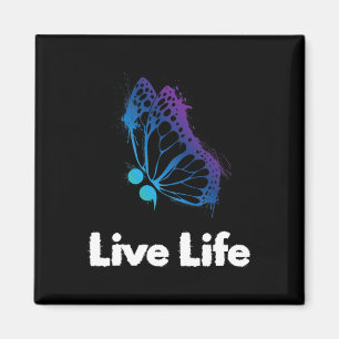 Íman Vida Ao Vivo, Semicolon, Amor E Suporte A Suicídio