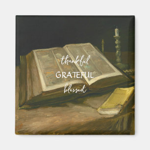 Íman Vida contínua com Bíblia por Vincent Van Gogh