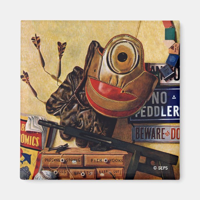 Íman Vida Contínua dos Brinquedos para Meninos (Frente)