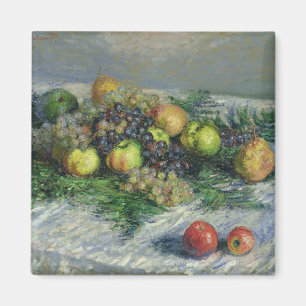 Íman Vida de Claude Monet ainda com peras e uvas