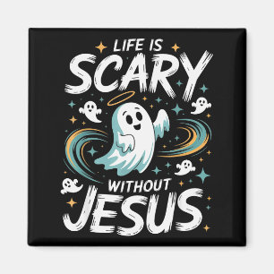 Íman Vida de Halloween Assustadora Sem Jesus Fantasia C