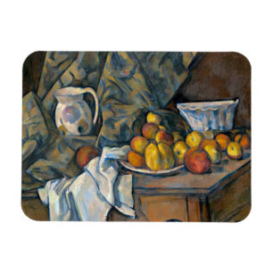 Íman Vida de Paul Cezanne   ainda com maçãs e pêsseg