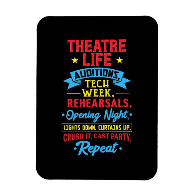 Íman Vida De Teatro Para Ator (Vertical)