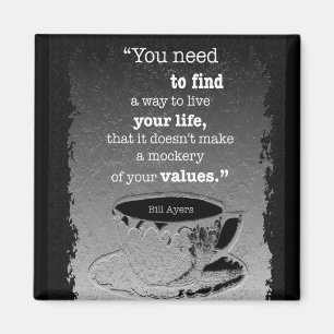 Íman Vida e Valores, citação do existencialismo ilust