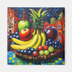 Íman Vida estática com a fruta 4