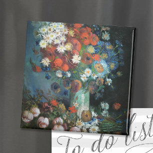 Íman Vida Estática com Flores de Prados Vincent Van