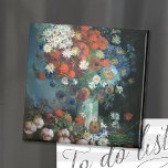 Íman Vida Estática com Flores de Prados | Vincent Van G<br><div class="desc">Ainda Life with Meadow Flowers and Rosa (1886), do artista poste-impressionista holandês Vincent Van Gogh. A pintura de arte original é um óleo na canvas que representa uma vida tranquila de uma mistura abundante de flores em um vaso. Use as ferramentas de design para adicionar texto personalizado ou personalizar a...</div>