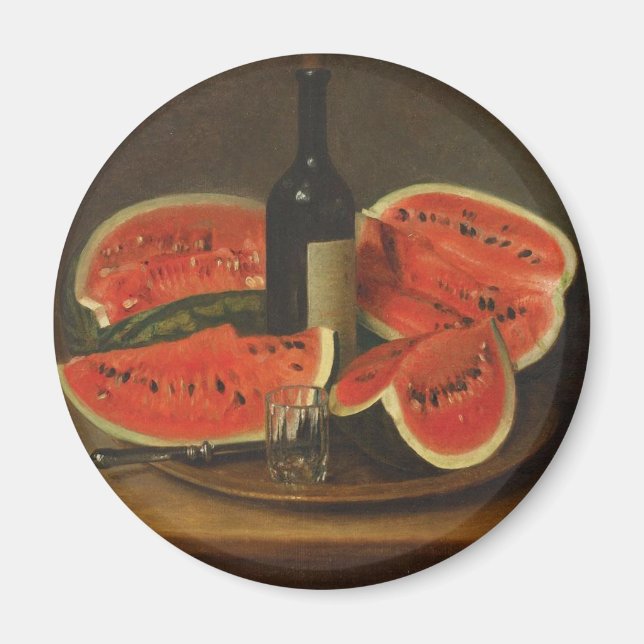 Íman Vida Estática com Melancias (por Constantin Stahi) (Frente)