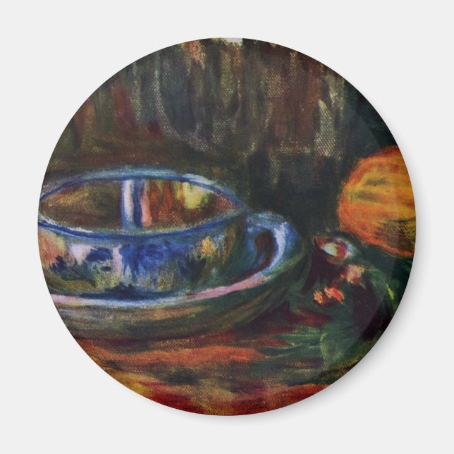 Íman Vida Estática Com Mug Por Pierre-Auguste Renoir (Frente)