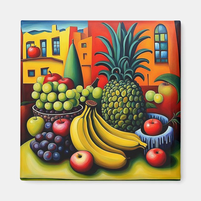 Íman Vida ininterrupta com a fruta 10 (Frente)