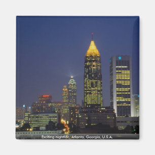Íman Vida noturno emocionante, Atlanta, Geórgia, EUA
