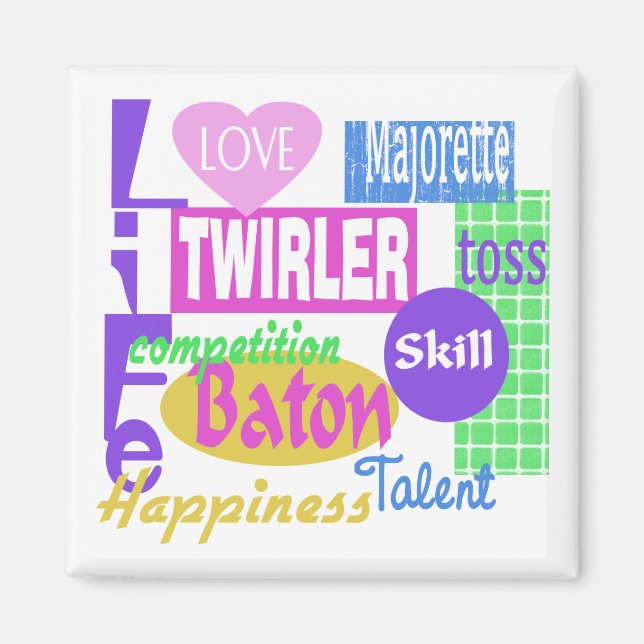 Íman Vida Útil do Baton (Frente)