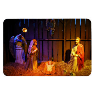 Íman Vídeo de Natal da Cena de Natividade em Washingto