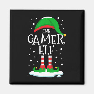 Íman Vídeo Xmas de Combinação da Família de Natal Gamer