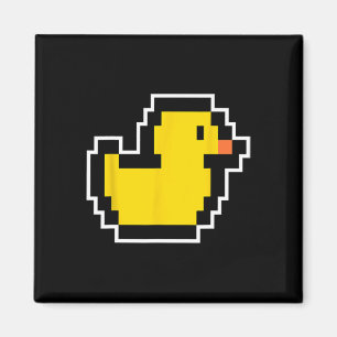 Íman Videogame de Pixel Little Duck dos anos 80 Figurin