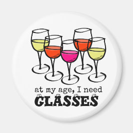 Íman Vidro De Cartoon Na Minha Idade, Preciso De Óculos