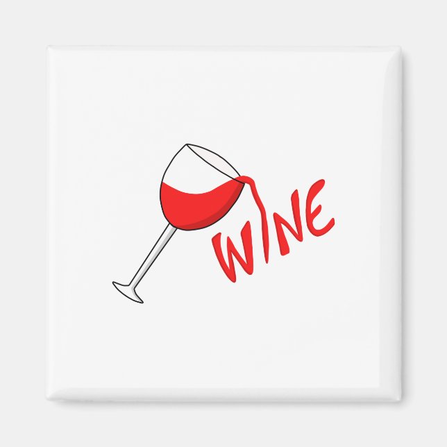 Íman Vidro de vinho (Frente)