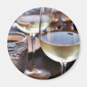 Íman Vidro do vinho branco